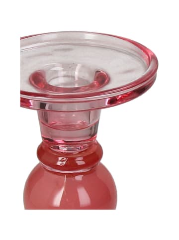 Kersten Kerzenhalter in Rosa - (H)17,5 x Ø 9 cm