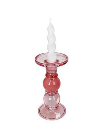 Kersten Kerzenhalter in Rosa - (H)17,5 x Ø 9 cm