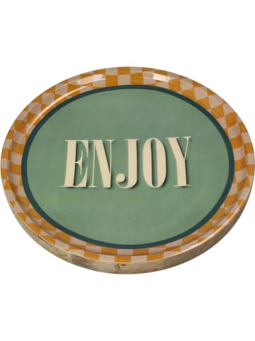 Kersten Speiseteller ''Enjoy'' in Grün - Ø 25 cm
