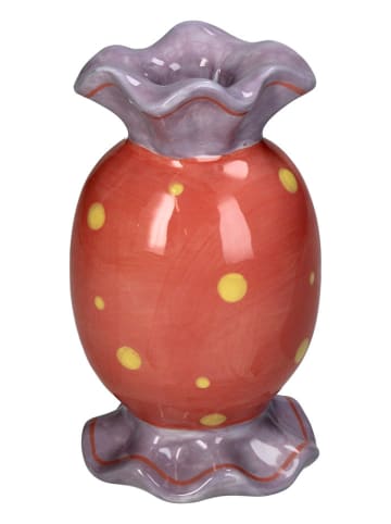 Kersten Świecznik "Candy" w kolorze czerwono-fioletowym - 9 x 16 x 8 cm