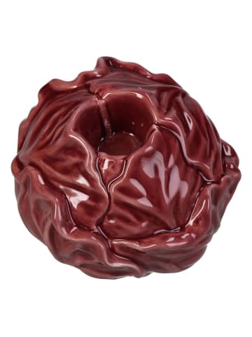 Kersten Kerzenständer in Rot - (H)7 x Ø 9 cm