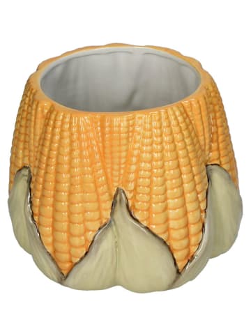 Kersten Doniczka "Corn" w kolorze żółtym - wys. 13 x Ø 16,5 cm