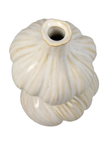 Kersten Vaas "Garlic" wit - (B)8,6 x (H)16,8 x (D)8,3 cm