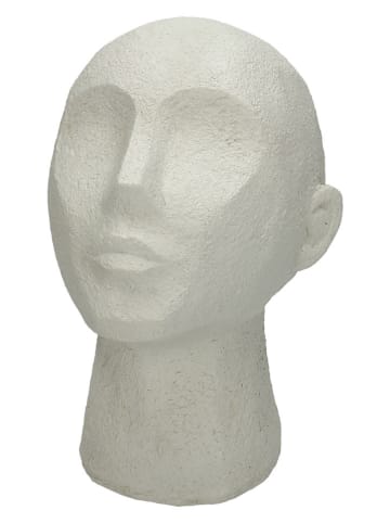 Kersten Figurka dekoracyjna "Head" w kolorze kremowym - 19 x 23 x 16 cm