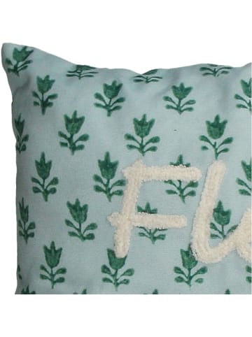 Kersten Kussen "Merci" groen - (L)30 x (B)50 cm