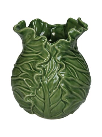 Kersten Vase ''Cabbage'' in Grün - (B)16,6 x (H)19,8 x (T)16,1 cm