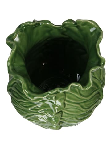 Kersten Vase ''Cabbage'' in Grün - (B)16,6 x (H)19,8 x (T)16,1 cm