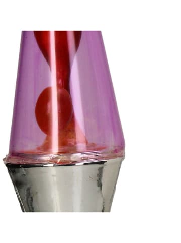 Kersten Ozdoba choinkowa "Lava Lamp" w kolorze różowym - wys. 11,4 cm