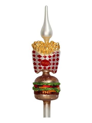 Kersten Szpic "Fastfood" ze wzorem na choinkę - wys. 33 cm
