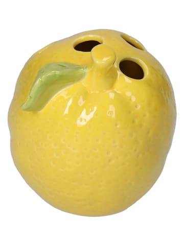 Kersten Vase "Lemon" in Gelb - (B)15 x (H)13 x (T)16 cm