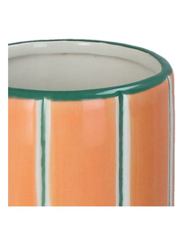 Kersten Vase "Stripe" in Orange - (H)28 x Ø 9,2 cm