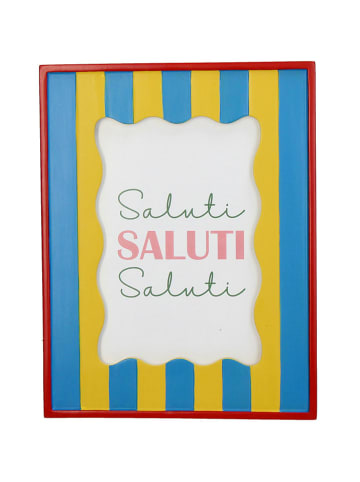 Kersten Bilderrahmen in Hellblau/ Gelb - (L)15 x (B)10 cm