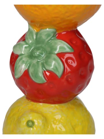 Kersten Kaarshouder "Fruits" rood/geel/meerkleurig - (H)14 x Ø 9 cm