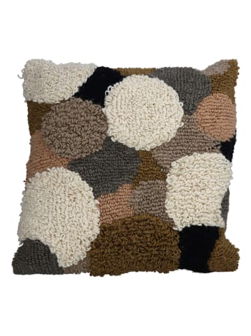 Kersten Kissen in Braun/ Creme - (L)45 x (B)45 cm