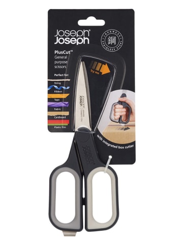 JosephJoseph Universele schaar ''CutPlus'' zwart/ zilver - (L)21 cm