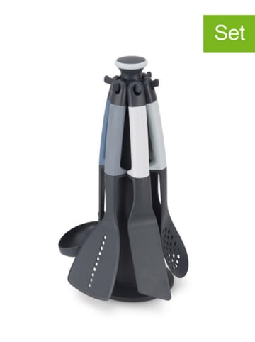 JosephJoseph 7tlg. Küchenhelfer-Karussell "Elevate" in Blau