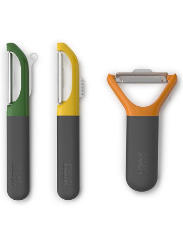 JosephJoseph Schiller "Multi-Peel" zwart/groen - (L)17,2 cm