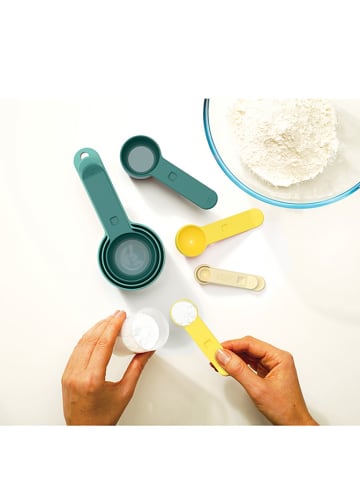 JosephJoseph 7-częściowy zestaw miarek kuchennych "Nest Opal" w różnych kolorach