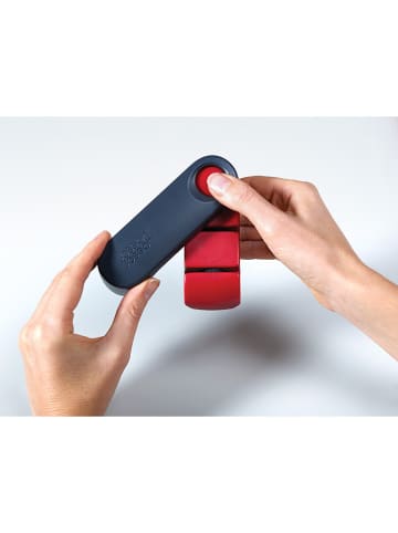 JosephJoseph Messerschärfer "Rota" in Grau/ Rot