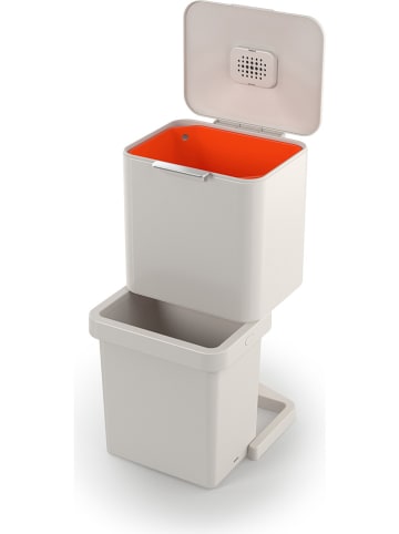 JosephJoseph Afvalbak "Totem Pop" crème - 60 l
