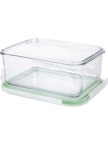 Glasslock Pojemnik "Fancy" w kolorze zielonym do mikrofalówki - 1,1 l