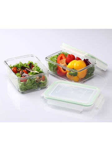 Glasslock 10er-Set: Frischhaltedosen "Classic Type" in Grün