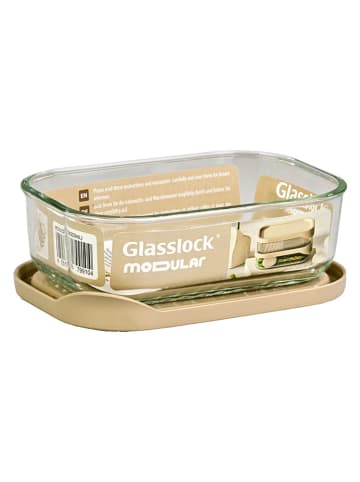 Glasslock Pojemnik "Modular" w kolorze beżowym - 500 ml