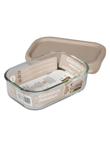 Glasslock Pojemnik "Modular" w kolorze beżowym - 500 ml