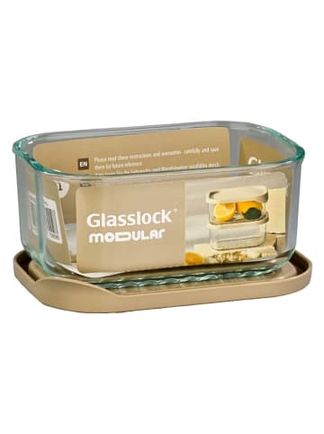 Glasslock Frischhaltedose ''Modular'' in Beige - 750 ml