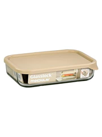 Glasslock Frischhaltedose ''Modular'' in Beige - 1,2 l