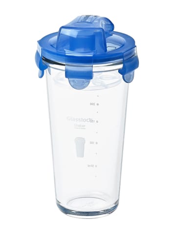 Glasslock Shaker w kolorze niebieskim - 450 ml