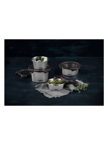 CUITISAN Roestvrijstalen vershouddoos"Flora" - 300 ml