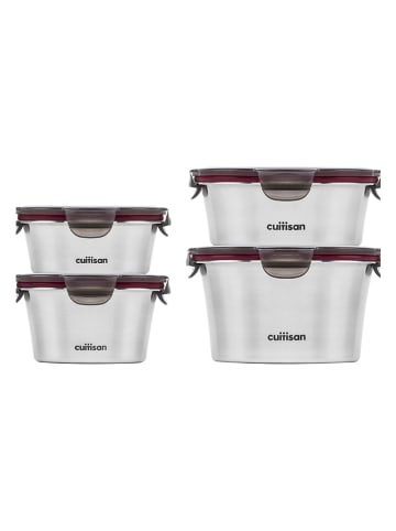 CUITISAN Pojemniki (4 szt.) "Flora"