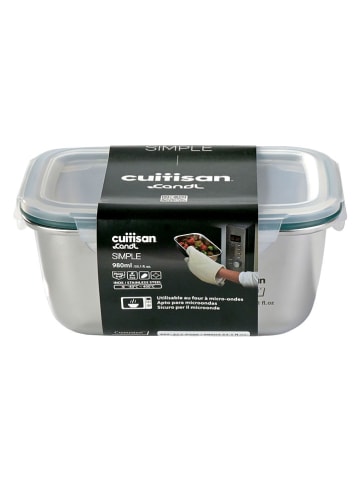 CUITISAN Edelstahl-Frischhaltedose ''Simple'' - 980 ml