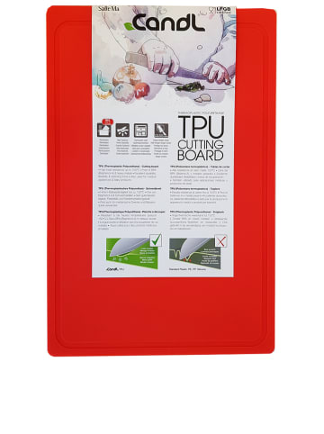 CandL Snijplank rood - (L)38 x (B)25 cm