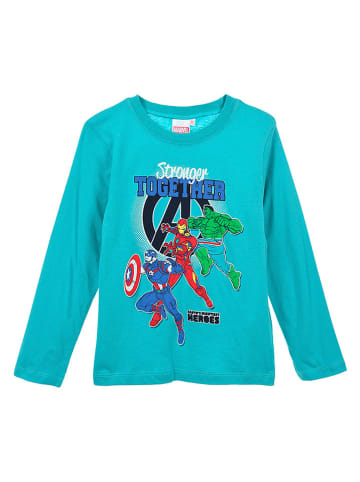 MARVEL Avengers Longsleeve "Avengers Classic" in Hellblau