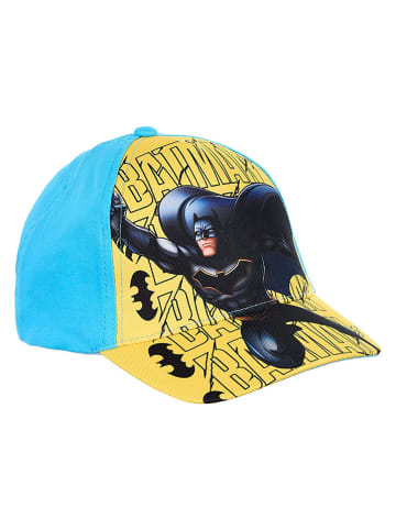 DC Batman Cap "Batman" in Hellblau/ Gelb