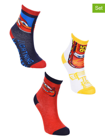 Disney Cars 3er-Set: Socken "Cars" in Bunt