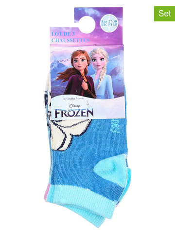 FROZEN 3-delige set: sokken "Frozen" meerkleurig