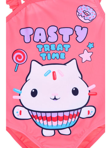 Gabby's Dollhouse Strój kąpielowy "Domek Gabi" w kolorze różowym