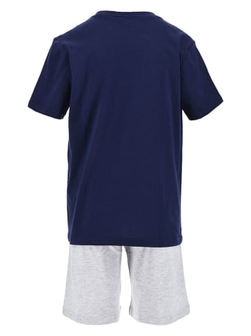 Harvard Pyjama "Harvard" in Dunkelblau/ Grau