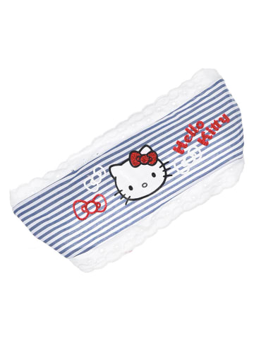 Hello Kitty Hoofdband "Hello Kitty" wit/blauw