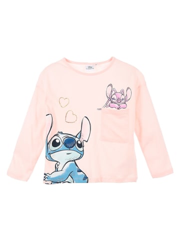Lilo & Stitch Longsleeve "Lilo & Stitch" in Rosa
