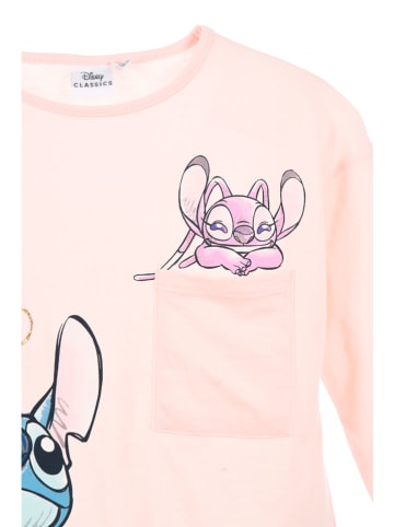 Lilo & Stitch Longsleeve "Lilo & Stitch" in Rosa