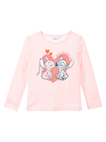 Lilo & Stitch Longsleeve "Lilo & Stitch" lichtroze