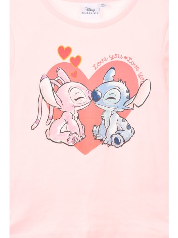 Lilo & Stitch Longsleeve "Lilo & Stitch" in Rosa