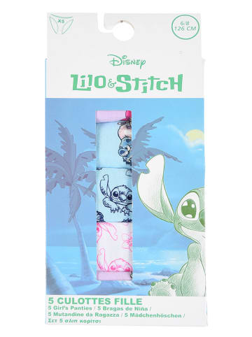 Lilo & Stitch 5-delige set: slips "Lilo & Stitch" paars/lichtblauw