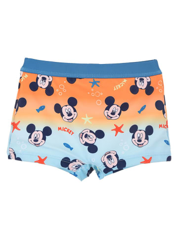 Disney Mickey Mouse Zwembroek "Mickey" lichtblauw/oranje
