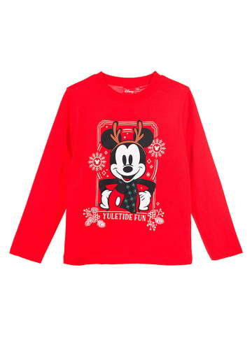 Disney Mickey Mouse Longsleeve "Mickey" in Rot
