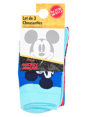 Disney Mickey Mouse 3er-Set: Socken "Mickey" in Bunt